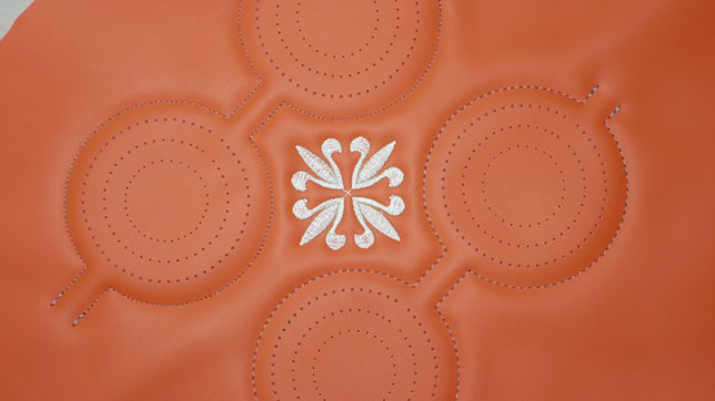 富怡全自动旋转机头冲绣缝一体机