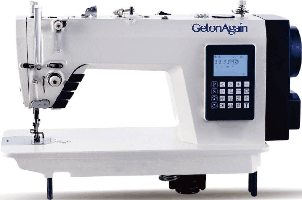 Stepping Motor Presser Foot Lift Computerized Pattern Lockstitch Machine
